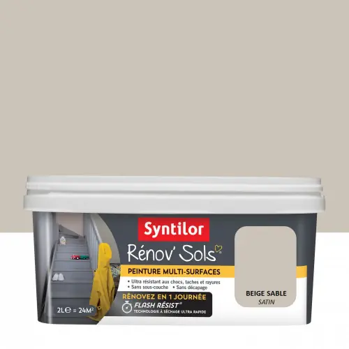 Affaire À Saisir Peinture intérieur Renov sol SYNTILOR, beige sable, 2 l – SYNTILOR