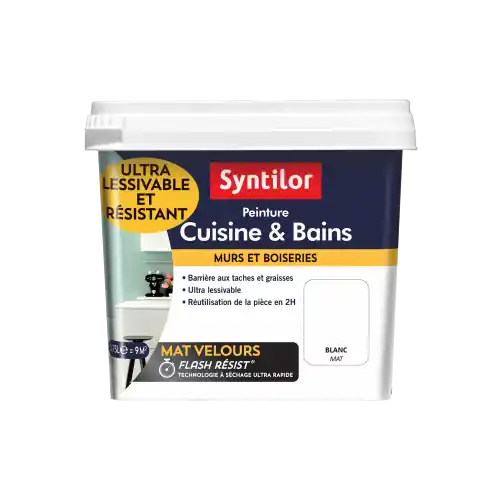 Peinture mur SYNTILOR blanc mat 0.75 l – SYNTILOR Marque