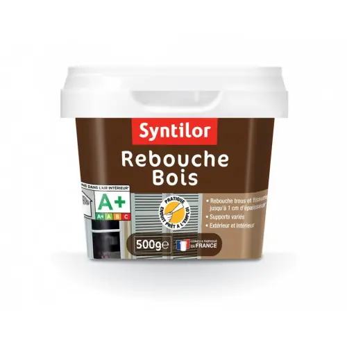 Dernière Chance Rebouche bois SYNTILOR, gris clair, 500 g – SYNTILOR