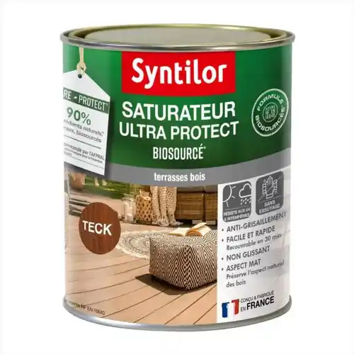 Commande En Gros Saturateur Biosourcé nature protect pour bois, teck, mat 0.75 l – SYNTILOR