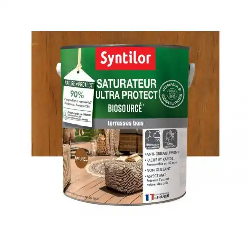 Nouvel Arrivage Saturateur Nature protect SYNTILOR, naturel, mat 5 l – SYNTILOR