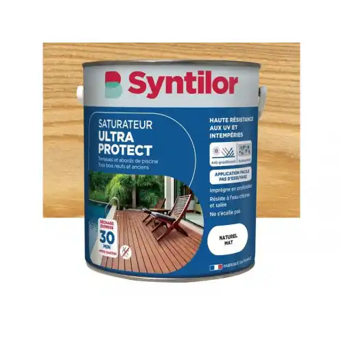 Saturateur ultra PROTECT SYNTILOR, naturel, mat 5 L - SYNTILOR Meilleur Choix