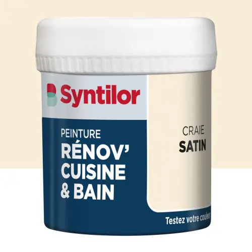 Testeur peinture meuble craie satin SYNTILOR Renov‘ cuisine et bain 0.075l – SYNTILOR Paiement Sécurisé