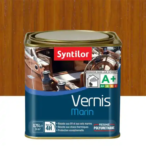 Vernis marin bois SYNTILOR ambre satiné 0.75 l – SYNTILOR Petit Prix