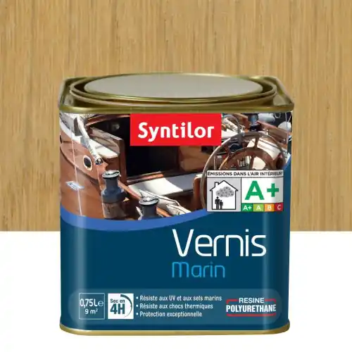 Vernis marin bois SYNTILOR incolore brillant 0.75 l – SYNTILOR Vente Flash