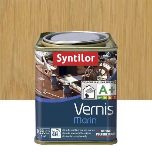 Prix Choc Vernis marin bois SYNTILOR incolore mat 0.25 l – SYNTILOR