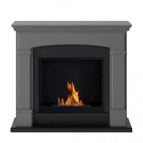 Acheter En Ligne Cheminée bioéthanol – FreeFlame HELMI – flamme réelle sans conduit – grise – TAGU