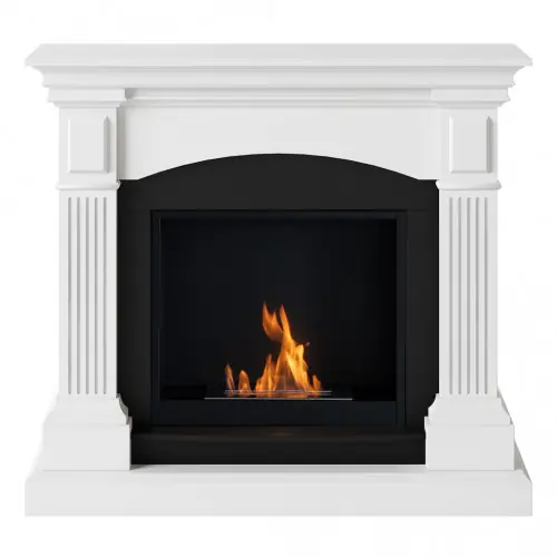 Cheminée bioéthanol – FreeFlame MAGNA – flamme réelle sans conduit – blanche – TAGU Usine Directe