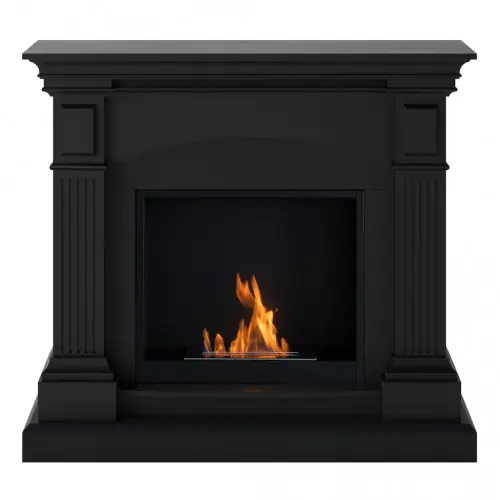 Cheminée bioéthanol – FreeFlame MAGNA – flamme réelle sans conduit – noire – TAGU Dernier Modèle