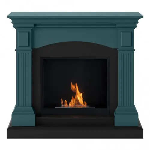 Offre Spéciale Cheminée bioéthanol – FreeFlame MAGNA – flamme réelle sans conduit – Turquoise – TAGU