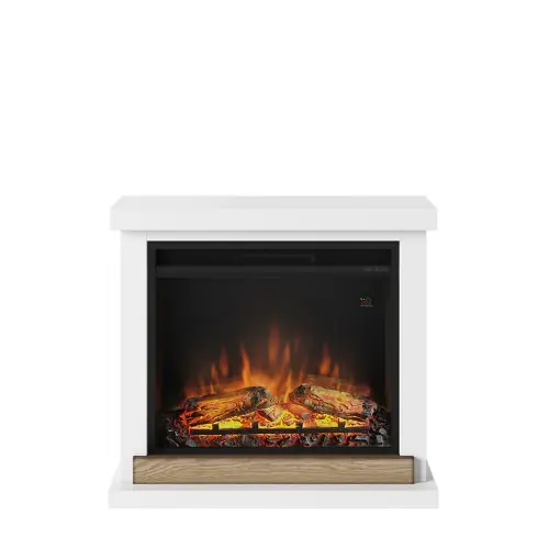 Cheminée électrique décorative « Hagen » Blanche – Powerflame – TAGU Certifié
