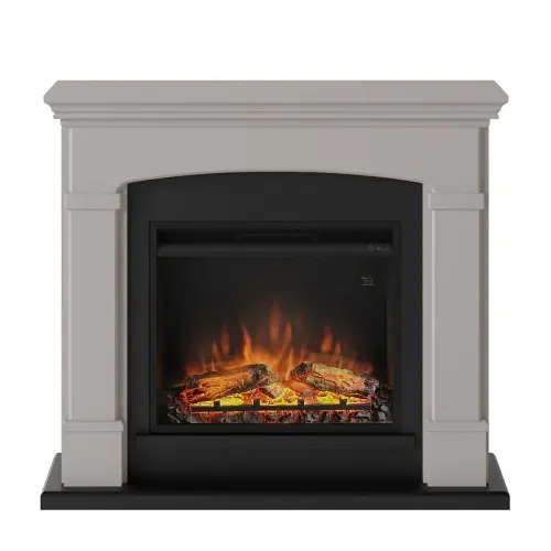 Cheminée électrique décorative « Helmi » Beige – Powerflame – TAGU Dernier Modèle