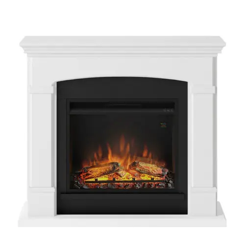 Cheminée électrique décorative "Helmi" Blanche - Powerflame - TAGU Authentique