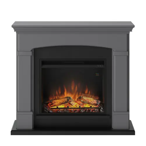 Cheminée électrique décorative « Helmi » Gris foncé – Powerflame – TAGU Certifié