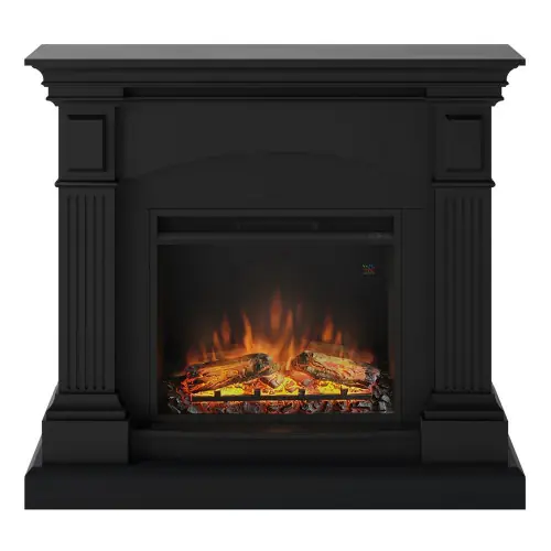 Cheminée électrique décorative « Magna » Noir profond – Powerflame – TAGU Vente Flash