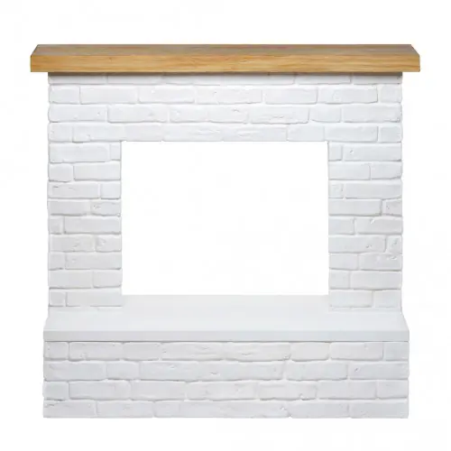 Quantité Limitée Habillage de cheminée – modèle ROLF – blanc – compatible PowerFlame, PowerFlame 2, ZenFlame et FreeFlame – TAGU