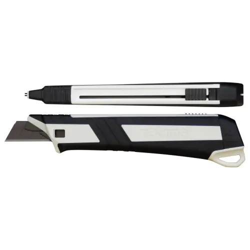 Promotion Carte de 1 cutter ambidextre travaux lourds DORA - 18 mm - TAJIMA