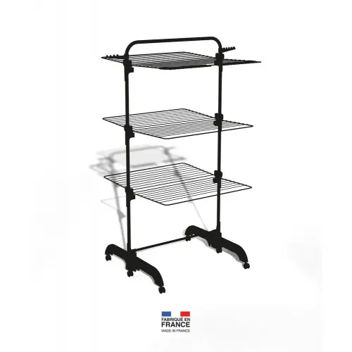 Etendoir a linge sur pieds42 m noir TANCARVILLE – TANCARVILLE Pas Cher