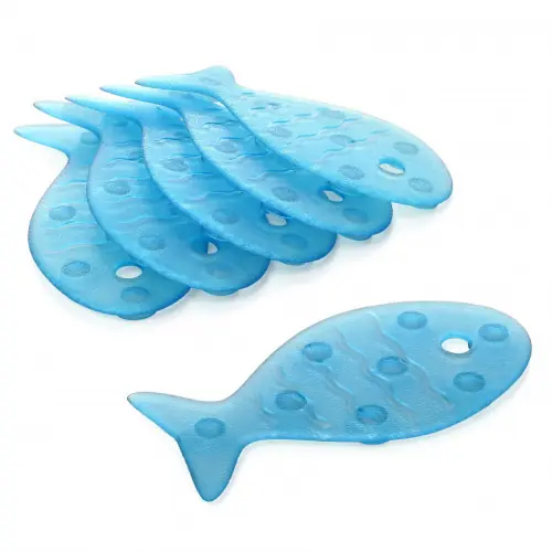 Pastilles antidérapantes bleu pour baignoire / douche, Fish - TATAY Commande En Gros