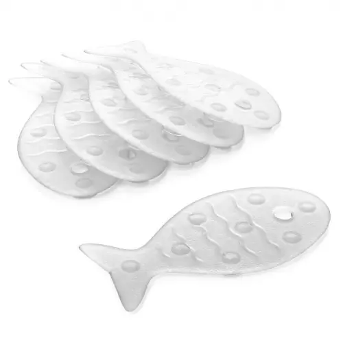 Pastilles antidérapantes transparent pour baignoire / douche, Fish – TATAY Meilleure Vente