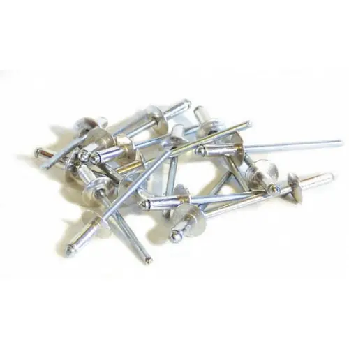 100 rivets alu / acier à tête plate Ø 4,8 x 10 mm – TECHMAN Réduction