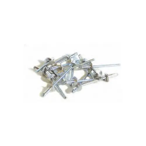 250 rivets alu / acier à tête large Ø 4,8 x 16 mm – TECHMAN Pas Cher