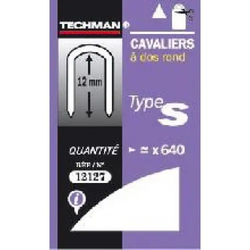 Cavaliers 14 mm – type S – TECHMAN Paiement Sécurisé