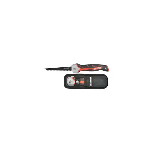 Nouvel Arrivage Scie a guichet couteau pliante + holster Lame pliante 130 mm - Denture 8 tpi - TECHMAN