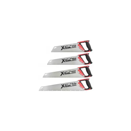 Scies egoïnes renfort alu - x-sharp Scie égoïne débit / plâtre 550 mm 7 tpi + encoches - TECHMAN Haute Qualité