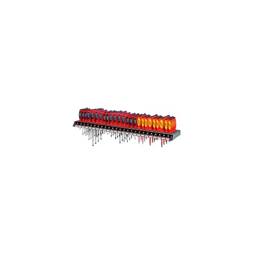 Tablette de tournevis 22 références / 110 tournevis Plats, Philips, Pozidriv, Torx Tamper, 1000V - TECHMAN Populaire