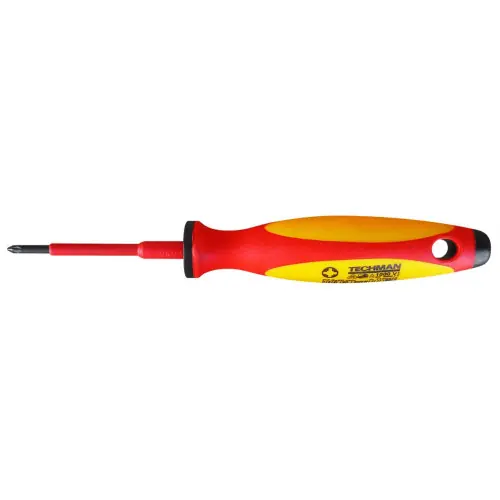 Tournevis Pozidriv Isolé 1000V Pz 0 - TECHMAN Acheter Direct