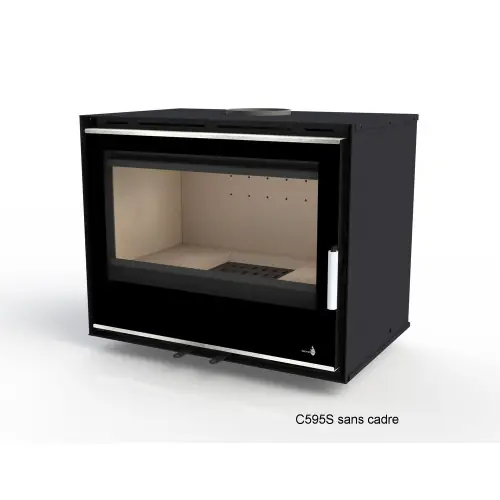 Insert Ecodesign PORTIMAO-C-595-S - 6.5KW + Ventilation - 596 x 545 x 440 mm - TERMOFOC Quantité Limitée