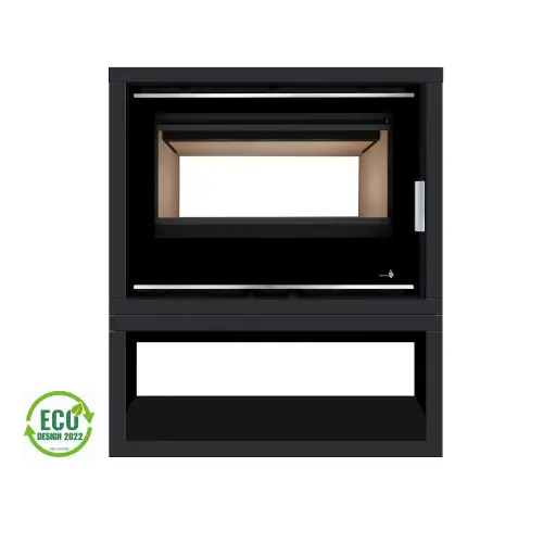 Paiement Sécurisé Insert poêle à bois Ecodesign PORTIMAO-SL-795-S-DF-BOX Double face - 7KW + Ventilation - TERMOFOC