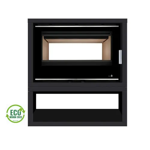 Acheter Direct Insert poêle à bois Ecodesign PORTIMAO-SL-895-S-DF-BOX Double face – 8KW + Ventilation – TERMOFOC