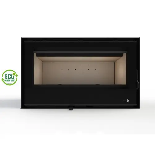 Soldes Pack Insert Ecodesign VISEU-C-895-S - 9KW + Ventilation + Cadre 4 côtés Verre - TERMOFOC