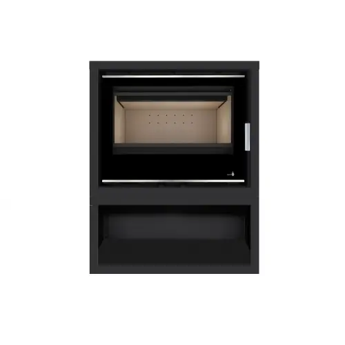 Certifié Poêle Ecodesign PORTIMAO-SL-695-S-BOX - 9KW + Ventilation - 760 x 617 + 350 x 457 mm - TERMOFOC