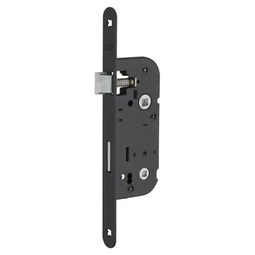 Serrure à encastrer réversible, axe 40×70 mm à condamnation, finition noir – THIRARD Haute Qualité