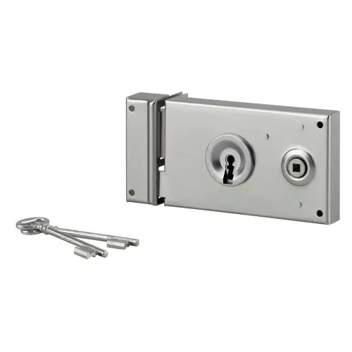 Expédié Aujourd&rsquo;hui Serrure de grille THIRARD, 140 x 80 mm, à poignée, ouverture à gauche – THIRARD