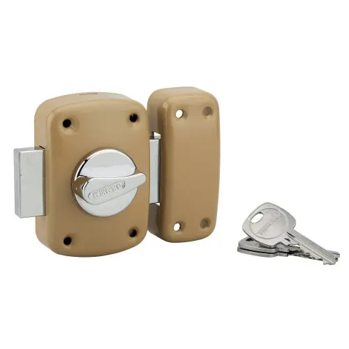 Verrou corvette bouton/cylindre, 45 mm, bronze – THIRARD Commander Maintenant