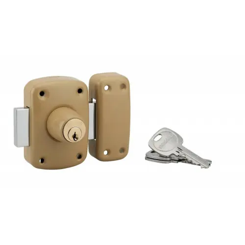 Verrou corvette cylindre, 45 mm, bronze – THIRARD Petit Prix