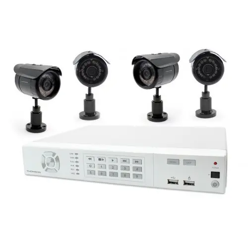 Produit De Marque Enregistreur numérique 1 To Vidéo couleur IP (4 caméras) – Thomson