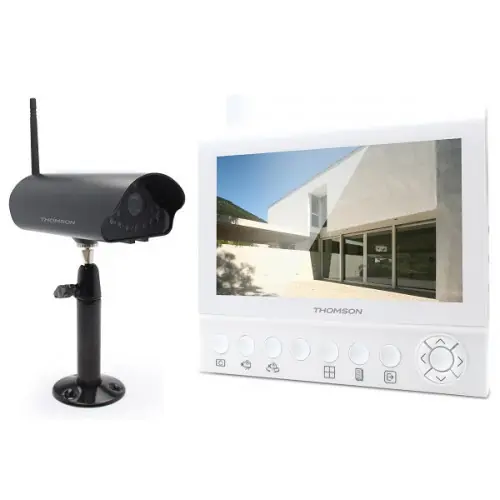 Kit de vidéosurveillance avec caméra couleur – Thomson Vente Directe