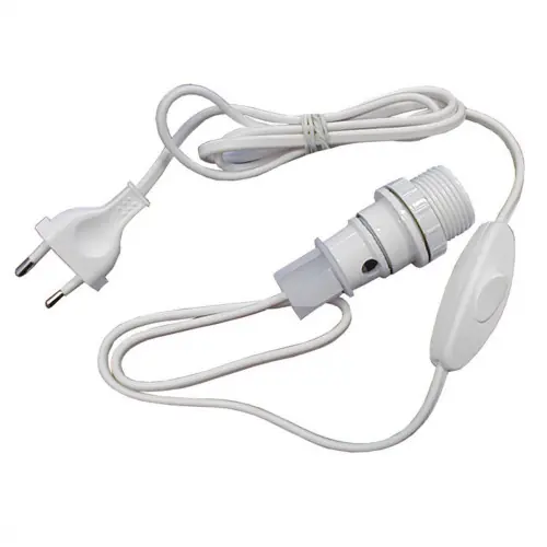 Adaptateur bouteille E14 TIBELEC, plastique, blanc 40 W – TIBELEC Expédié Aujourd&rsquo;hui