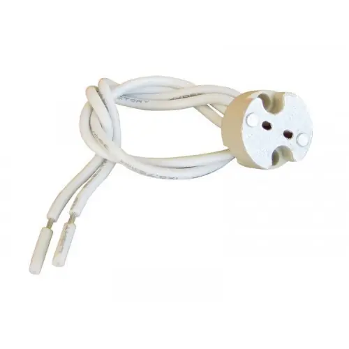 Acheter Direct Douille G4 / Gu4 / Gu5.3 / Gy6.35 en plastique, TIBELEC, 100 W blanc – TIBELEC