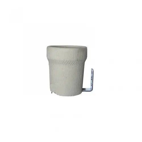 Réduction Douille porcelaine E27 TIBELEC, grès cérame, blanc 100 W – TIBELEC