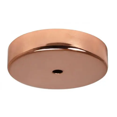 Pavillon ache métal cylindrique d 100mm cuivre tibelec – TIBELEC Pas Cher