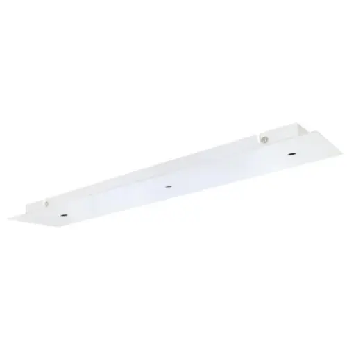 Pavillon cache métal rectangulaire blanc L.550 x l.120 x P.23 mm – TIBELEC Bon Marché
