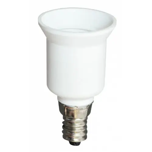 Nouvelle Collection Transformateur de douille e14 en e27 tibelec, blanc 60 w – TIBELEC