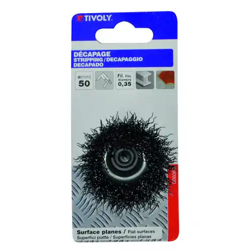 Brosse coupe perceuse pour métal TIVOLY, Diam.50 mm – TIVOLY Soldes