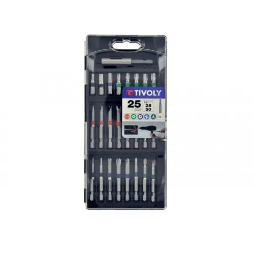 Vente Directe Coffret d‘embouts De Vissage De Securite 25Pces – TIVOLY
